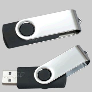 64GB Tongyong Metal Black Swivel USB Flash 2 0 Memory Drive Stick Pen 