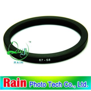67 58 67mm 58mm Step Down Filter Ring Stepping Adapter
