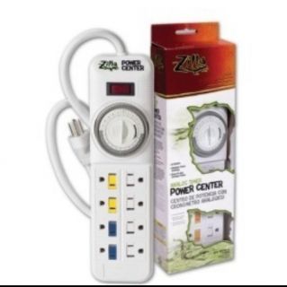 Zilla Reptile Analog Timer Power Center 8 Outlet
