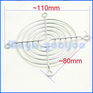 10 Metal Wire Finger Grill for 80mm 8cm CPU DC Fan PC Guard Protector 
