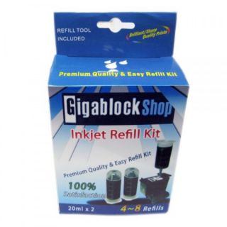 Black Inkjet Cartridge Refill for HP60 HP300 HP818 HP818XL HP60XL 