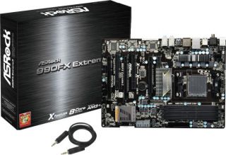 ASRock ATX Motherboard 990FX EXTREME3 Socket AM3 AMD CPU SATA III DDR3 
