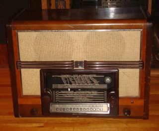 Philips 990X Tube Radio Holland World Band Shortwave 1940 1941