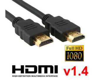 6ft HDMI 1 4 3D Gold Plated Cable HDTV Blu Ray High Speed Ethernet 