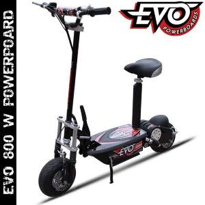 evo 800w electric scooter new black