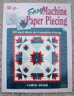 Easy Machine Paper Piecing Quilt Blocks Book Doak PB LN
