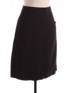 Banana Republic Black A Line Skirt Sz 00P Knee Length
