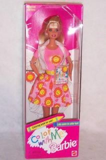 Color with Me Barbie Grocery Drug SE Mattel 1997