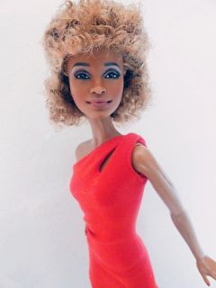 Barbie Basics Repaint OOAK  Whitney Houston  2 5 Day Auction Dressed 