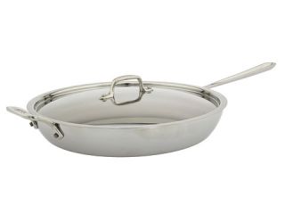    Clad Stainless Steel Non Stick 13 French Skillet with Loop and Lid
