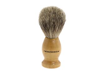 tweezerman deluxe shaving brush $ 18 00 
