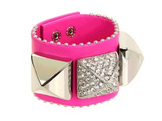 Juicy Couture Perfectly Gifted Pave Pyramid Leather Cuff Bracelet $98 