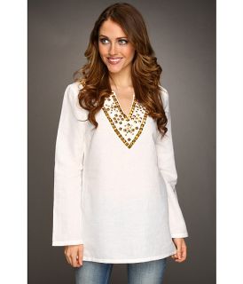 michael michael kors linen embellished tunic $ 120 00 new