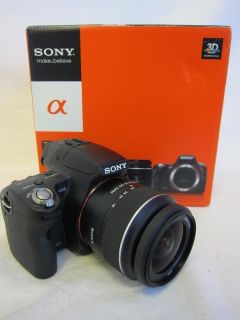 Sony A55 DSLR Camera 18 55mm Zoom Lens Translucent Mirror Technology 