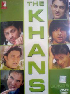 The Khans Shahrukh Saif Aamir Khan Video Songs DVD