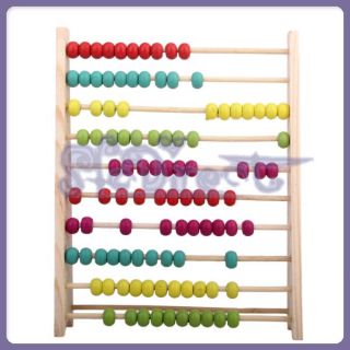 Milticolor Wooden Abacus Educational Toy For Kids