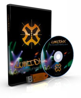   DMX 512 CH Lighting Software 1 Universe w USB Drive USA Seller