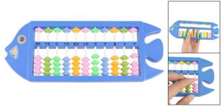   Fish Shape Frame Multicolor Beads Calculation Japanese Abacus