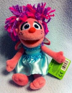 Sesame Street Abby Cadabby Beanbag Plush Doll Stuffed Toy Gund New 
