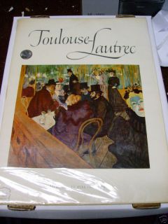 1952 Abrams Art Book Toulouse Lautrec 16 Color Prints