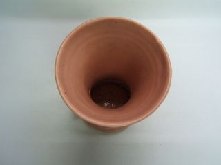 Abingdon Pottery Vase #116 Pink/Peach w/ label