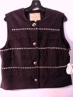 Double D Ranchwear Abiquiu Tencel Vest Size Medium