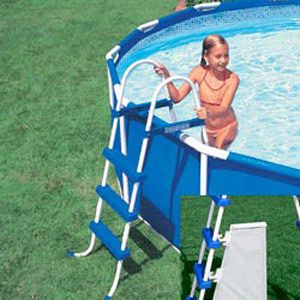 Intex Up to 36 High Above Ground A Frame Swimming Pool Ladder w 