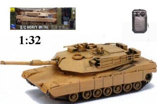 RC Tank Heavy Metal M1A1 Abrams Remote Control Tank 132 Scale