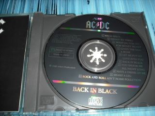 AC DC Back in Black CD Japan First Original RARE