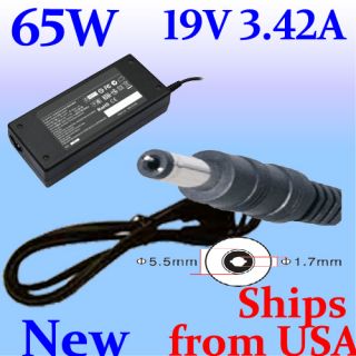 65W Laptop AC Adapter for Acer Aspire AS4830T 6642 AS5253 BZ480 5738 