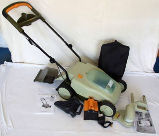   Cordless Electric Lawnmower Em 5 1 Lawn Mower All Accessories