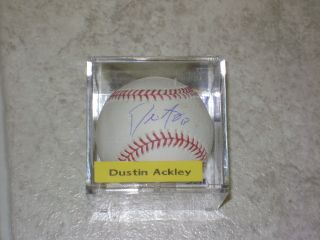 Dustin Ackley Official MLB Signed Baseball Auto PSA DNA