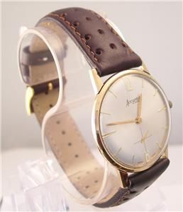 mens vintage accurist 9ct gold watch 1971 # v79