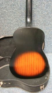 Vintage Stella Harmony Acoustic Guitar. Steel Reinforced neck. Made in 
