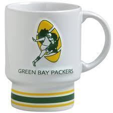 Green Bay Packers Acme 16 oz Vintage Retro Sculpted Coffee Mug Cup NFL 