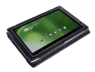 Acer Iconia Tab A500 Tablet Black Leather Cover Case