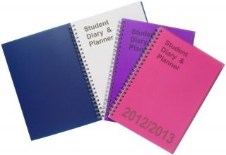 A5 2012 2013 Mid Year Academic Diary Planner Week 2 View 12 13 Student 