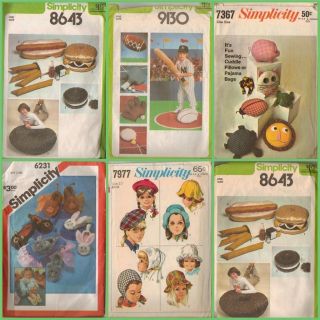   Simplicity Children Accessories Home Décor Sewing Pattern