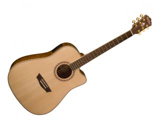 Washburn Solid Sitka Spruce Cutaway Acoustic Guitar   WD30SCE