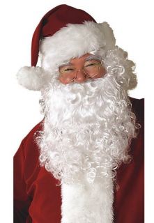 Rubies Costume White Santa Claus Wig Beard Accessory Set 2479