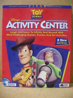 Disneys Toy Story Activity Center CD Kids Problem Solving Games New 