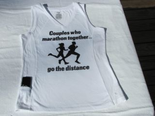 MarathonTogether Active Tank top with  holder   moisture wicking 