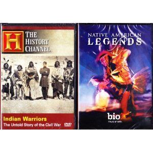 Indian Warriors Civil War Native American DVD SET