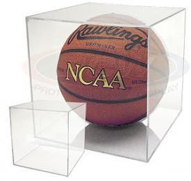   Ballqube Basketball Square Cube Holder Acrylic Display Case Protection