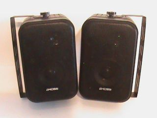   Koss M66 Indoor Outdoor Satellite Stereo Speakers with Brackets