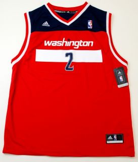 NBA Adidas Washington Wizards John Wall Youth 2012 Road Rev 30 Red 