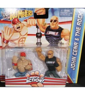 WWE Rumblers Action Figures 2 Pack   John Cena & The Rock