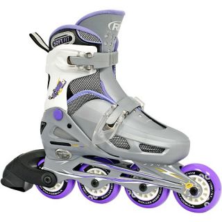 New Roller Derby Cobra Adjustable Inline Skates Girls Sz 12 1 Kids 