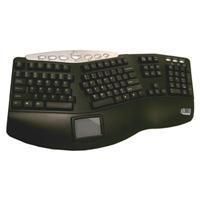 Adesso PCK 308B Tru Form Pro Contoured Ergonomic Keyboard with Built 