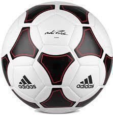 Adidas adiPURE Glider Soccer Ball White Red Black Size 5